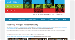 Desktop Screenshot of principalsmonth.org