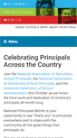 Mobile Screenshot of principalsmonth.org